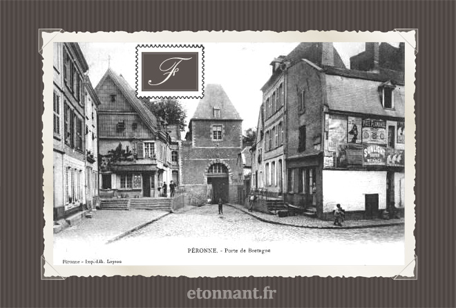 Carte postale ancienne de Péronne (80 Somme)