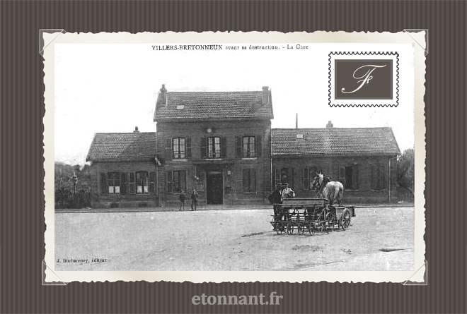 Carte postale ancienne de Villers-Bretonneux (80 Somme)