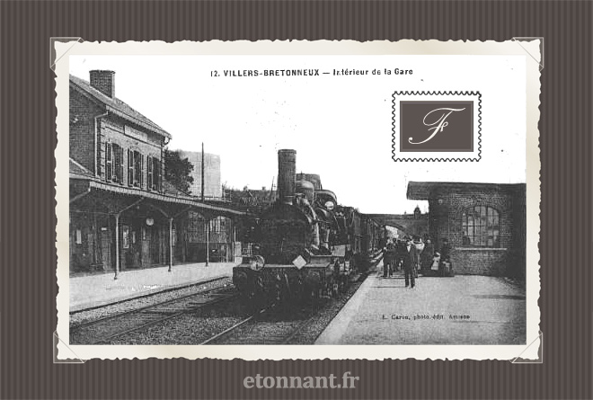 Carte postale ancienne de Villers-Bretonneux (80 Somme)