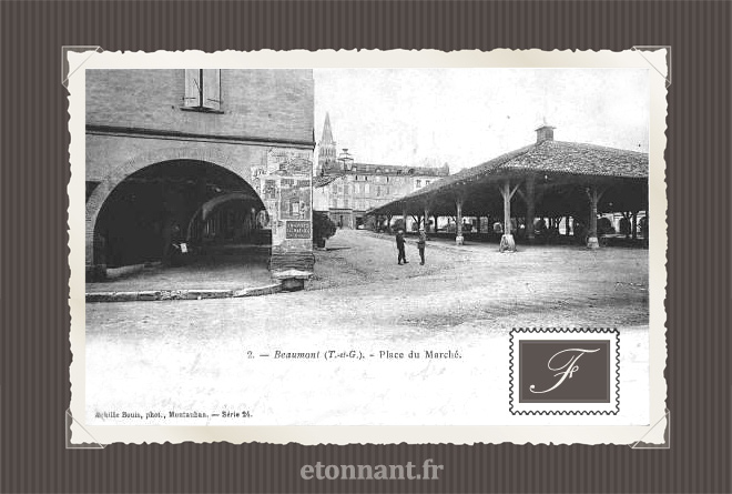 Carte postale ancienne : Beaumont-de-Lomagne