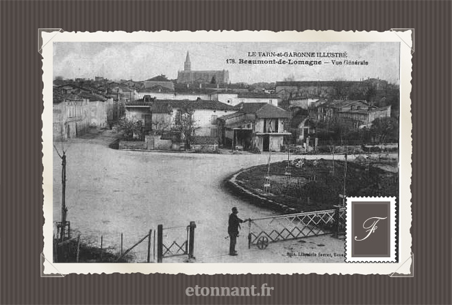 Carte postale ancienne : Beaumont-de-Lomagne