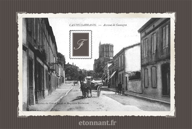 Carte postale ancienne de Castelsarrasin (82 Tarn-et-Garonne)