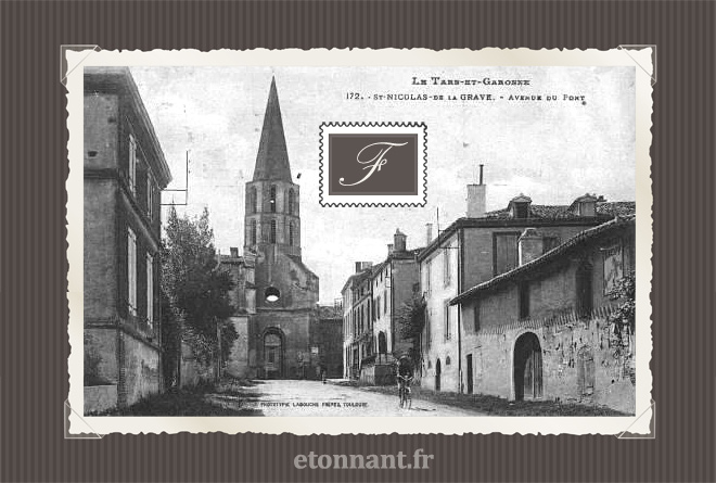 Carte postale ancienne : Saint-Nicolas-de-la-Grave