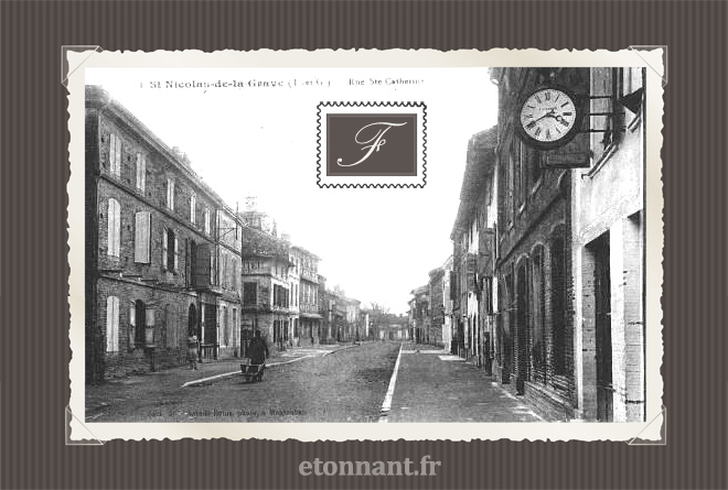 Carte postale ancienne : Saint-Nicolas-de-la-Grave