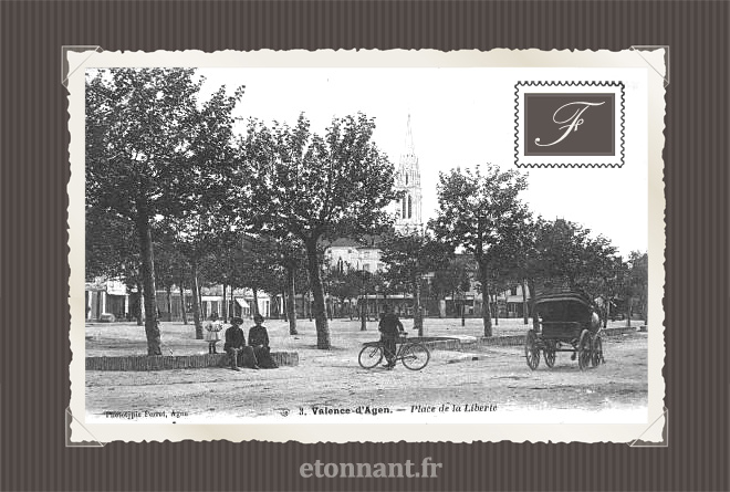 Carte postale ancienne : Valence-d'Agen