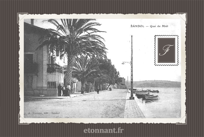 Carte postale ancienne : Bandol