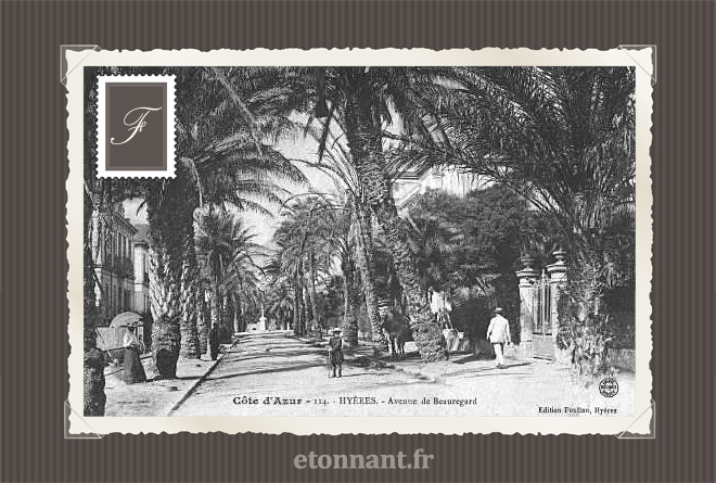 Carte postale ancienne de Hyères (83 Var)
