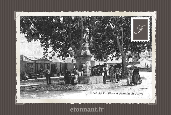 Carte postale ancienne de Apt (84 Vaucluse)