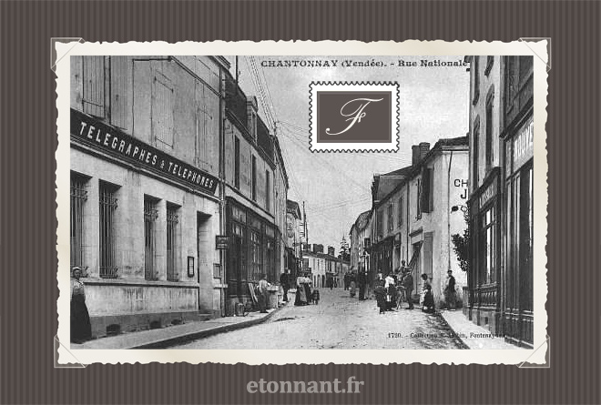 Carte postale ancienne : Chantonnay