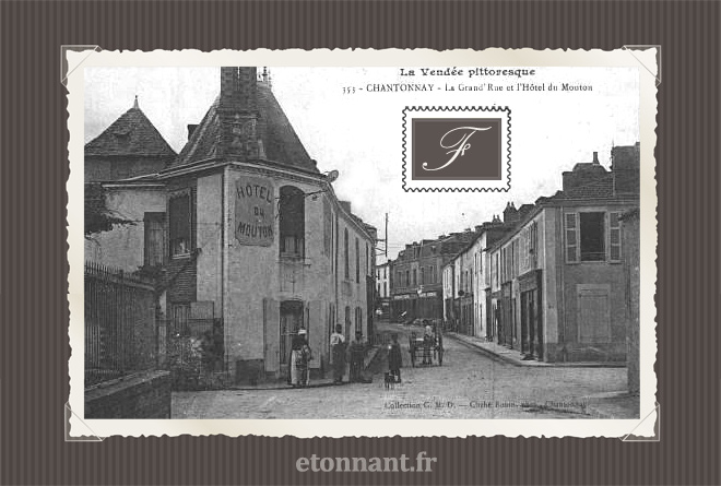 Carte postale ancienne : Chantonnay
