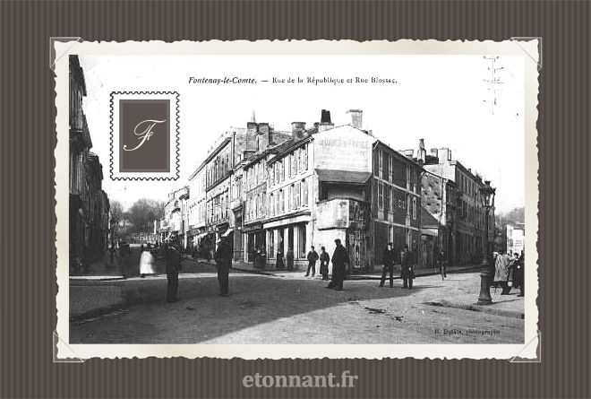 Carte postale ancienne de Fontenay-le-Comte (85 Vendée)