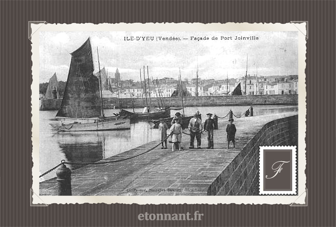 Carte postale ancienne : Île d'Yeu