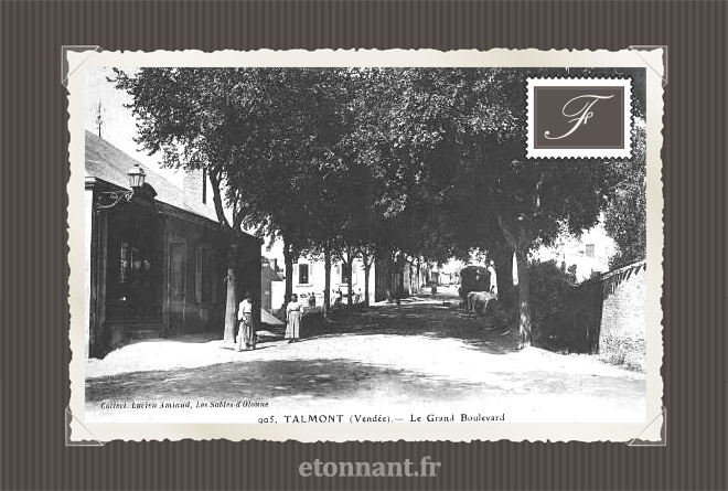 Carte postale ancienne : Talmont-Saint-Hilaire