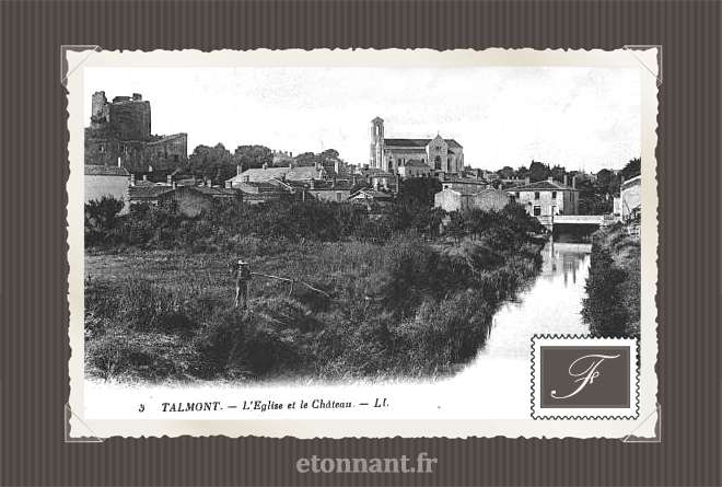 Carte postale ancienne : Talmont-Saint-Hilaire