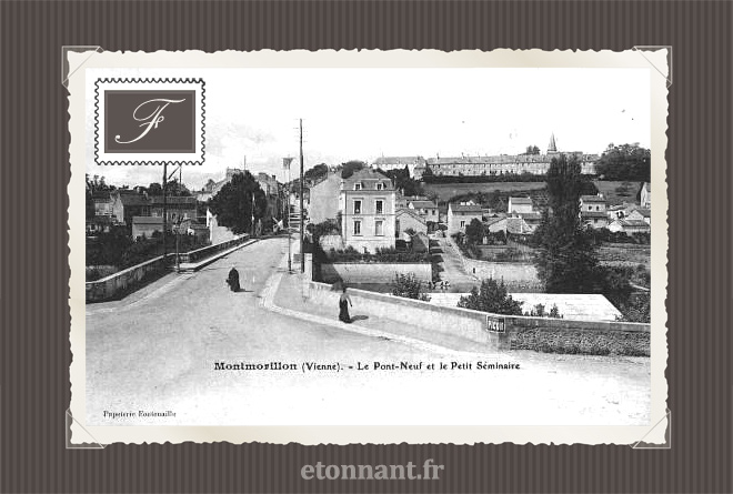 Carte postale ancienne de Montmorillon (86 Vienne)