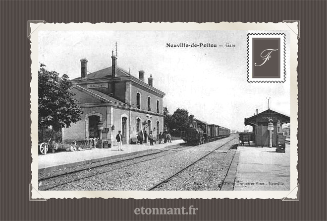 Carte postale ancienne : Neuville-de-Poitou