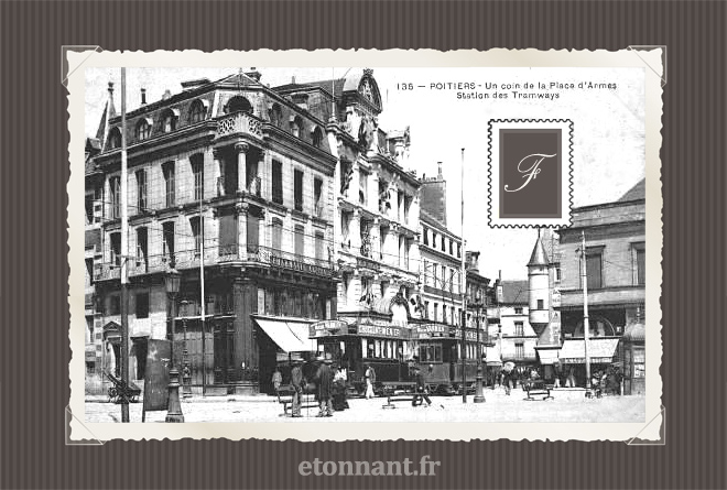 Carte postale ancienne de Poitiers (86 Vienne)