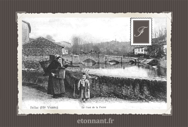 Carte postale ancienne de Bellac (87 Haute-Vienne)