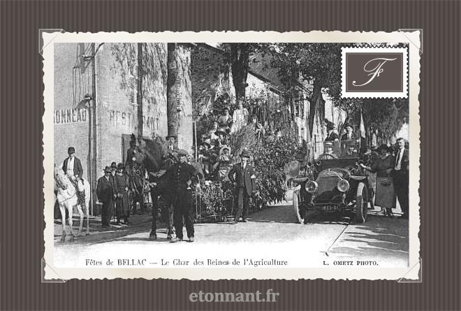 Carte postale ancienne de Bellac (87 Haute-Vienne)