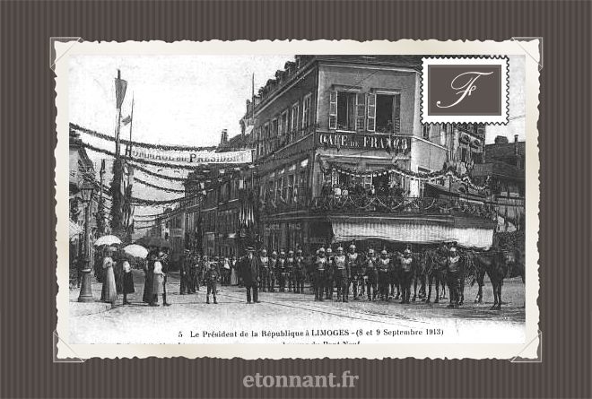 Carte postale ancienne de Limoges (87 Haute-Vienne)