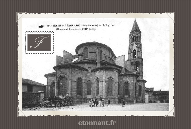 Carte postale ancienne : Saint-Léonard-de-Noblat