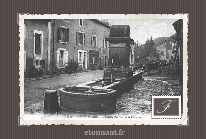 Carte postale ancienne : Bains-les-Bains