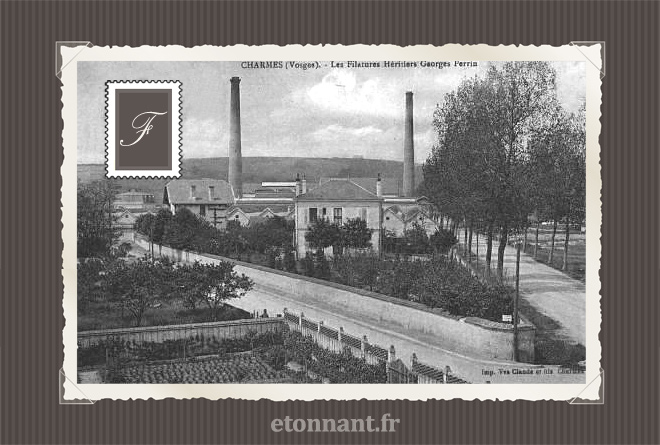 Carte postale ancienne : Charmes