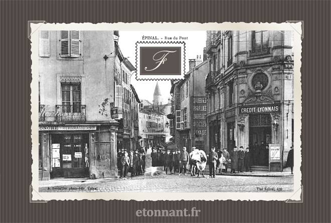 Carte postale ancienne d'Épinal (88 Vosges)