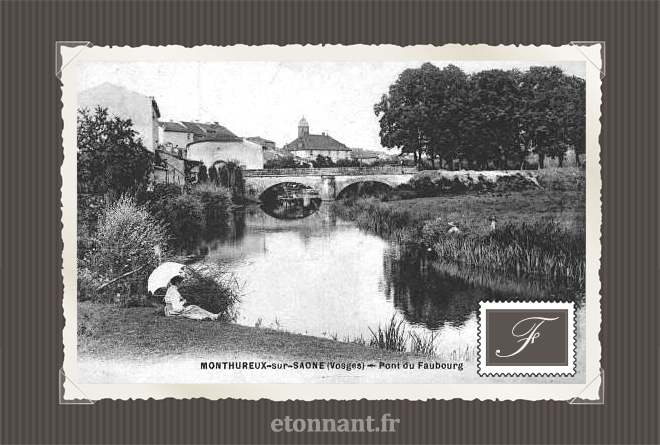 Carte postale ancienne : Monthureux-sur-Saône