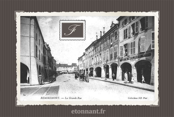 Carte postale ancienne : Remiremont