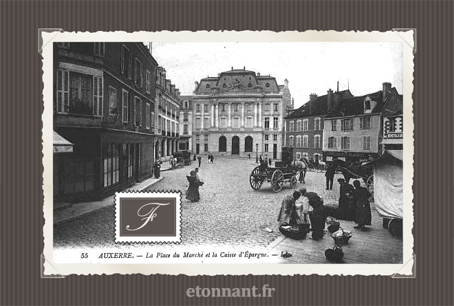 Carte postale ancienne d'Auxerre (89 Yonne)