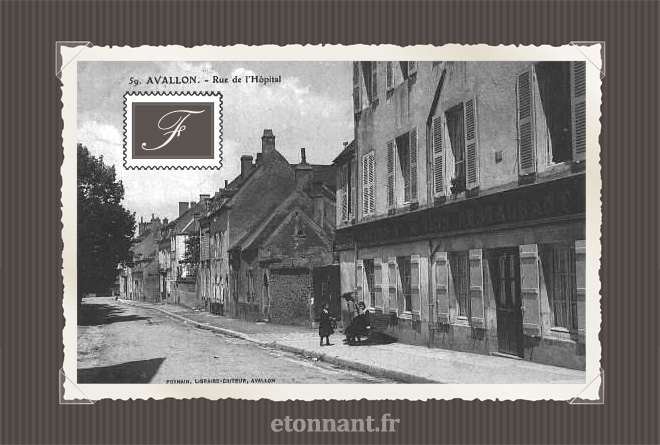 Carte postale ancienne de Avalon (89 Yonne)