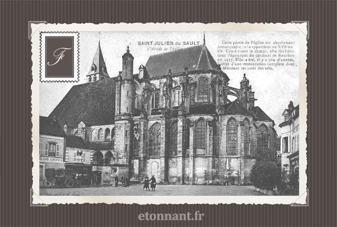 Carte postale ancienne : Saint-Julien-du-Sault