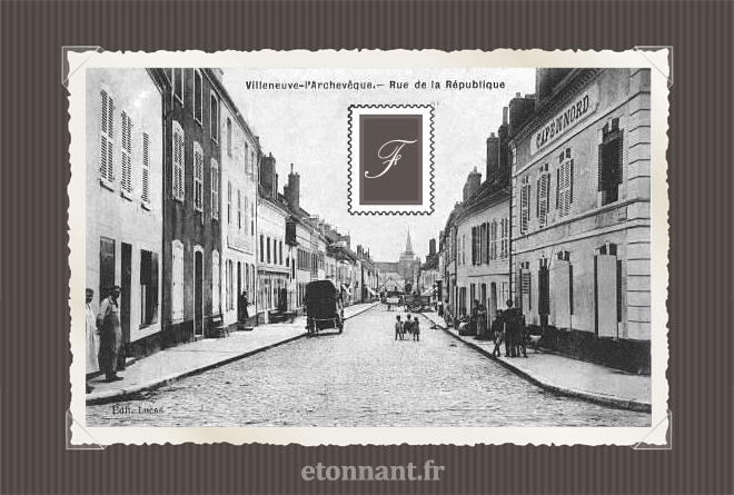 Carte postale ancienne : Villeneuve-l'Archevêque