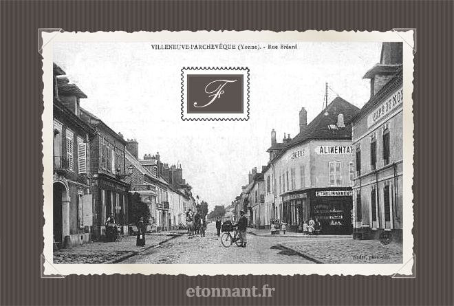 Carte postale ancienne : Villeneuve-l'Archevêque
