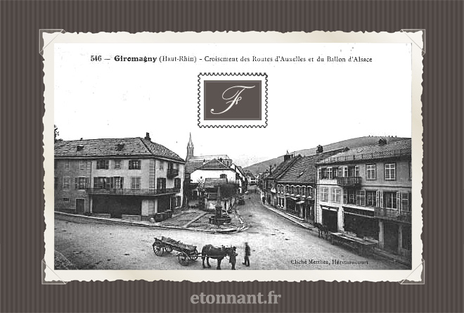 Carte postale ancienne : Giromagny
