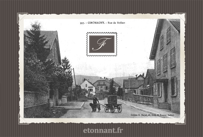 Carte postale ancienne : Giromagny