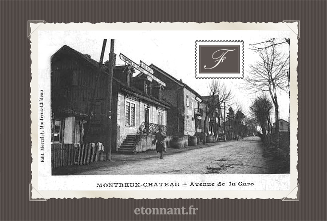 Carte postale ancienne de Montreux-Château (90 Territoire de Belfort)