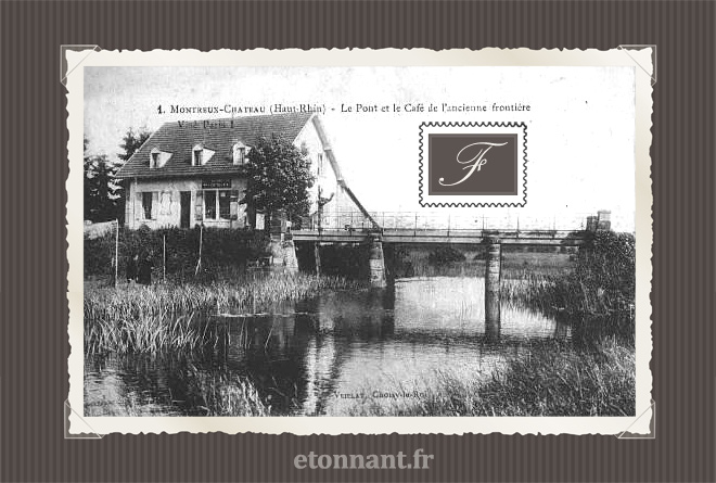Carte postale ancienne de Montreux-Château (90 Territoire de Belfort)