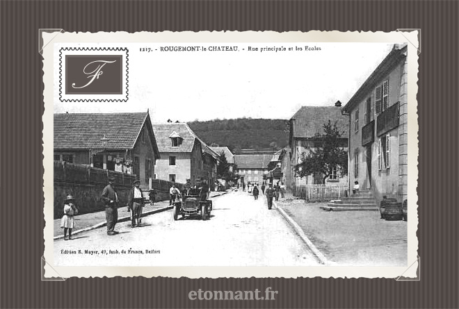 Carte postale ancienne : Rougemont-le-Château