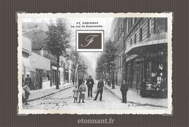 Carte postale ancienne : Asnières-sur-Seine