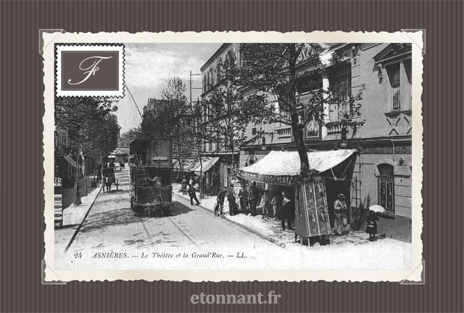 Carte postale ancienne : Asnières-sur-Seine