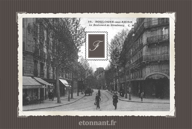 Carte postale ancienne de Boulogne-Billancourt (92 Hauts-de-Seine)