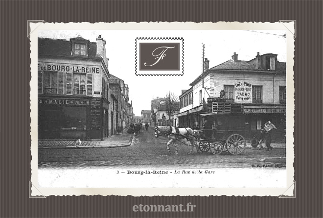 Carte postale ancienne : Bourg-la-Reine