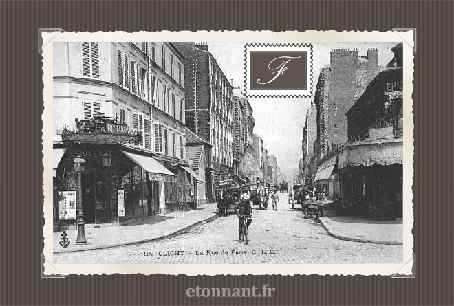 Carte postale ancienne de Clichy (92 Hauts-de-Seine)
