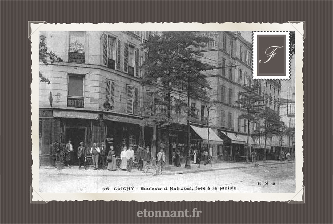 Carte postale ancienne de Clichy (92 Hauts-de-Seine)