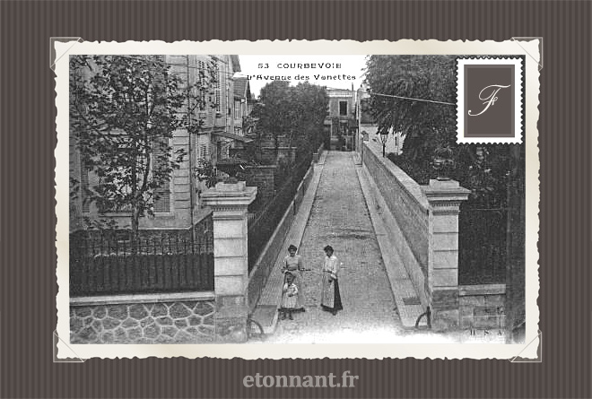 Carte postale ancienne de Courbevoie (92 Hauts-de-Seine)
