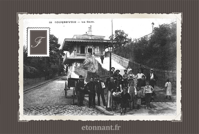 Carte postale ancienne de Courbevoie (92 Hauts-de-Seine)