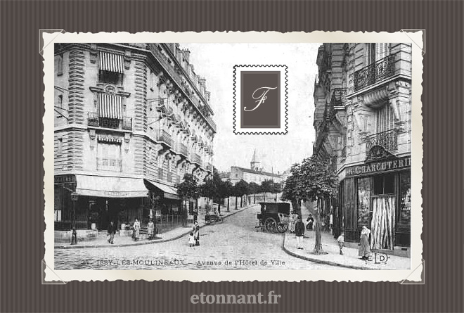 Carte postale ancienne : Issy-les-Moulineaux