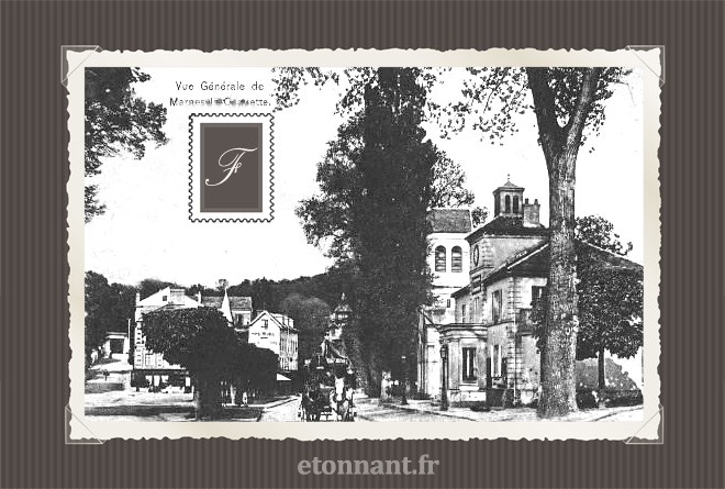 Carte postale ancienne : Marnes-la-Coquette